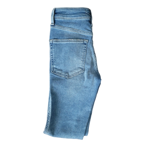 We The Free Free People Raw Hem High-Rise Super Skinny Jegging Jeans Sz 24 NWT - Picture 9 of 15